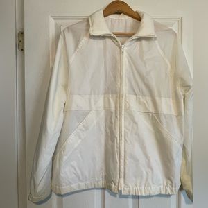 Pacific Trail white womens size large windbreaker.